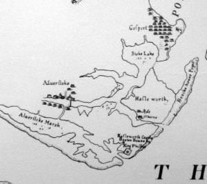 Map by Burt 1587