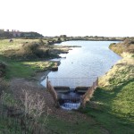 Gilkicker Lake and sluice