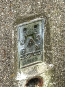Pillar bench mark