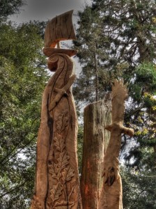 Trees Sculpture in Stanley Park