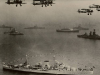 Fleet Review 1937 Fleet Air Arm flys over Naval ships