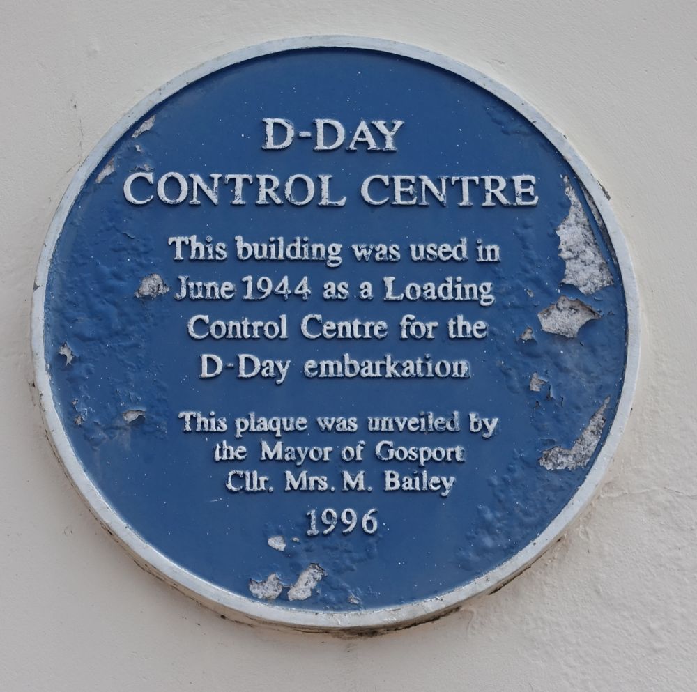 Control Centre Blue Plaque