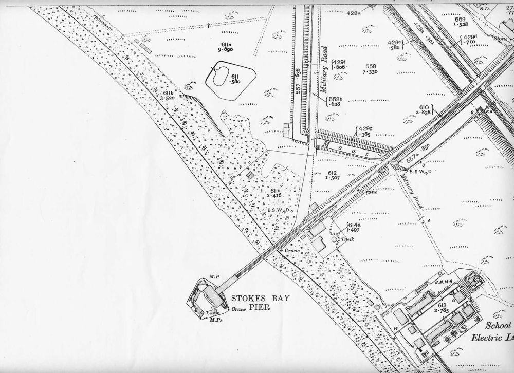 Stokes Bay pier 1931