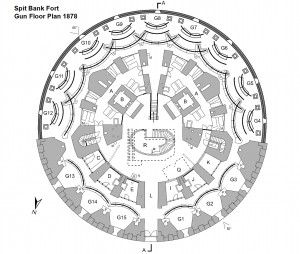 Spitbank Fort Gun Floor Plan