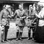 Smith-Barry at Alverbank with his wife and Officers