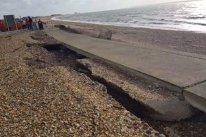 Sea Wall Damage